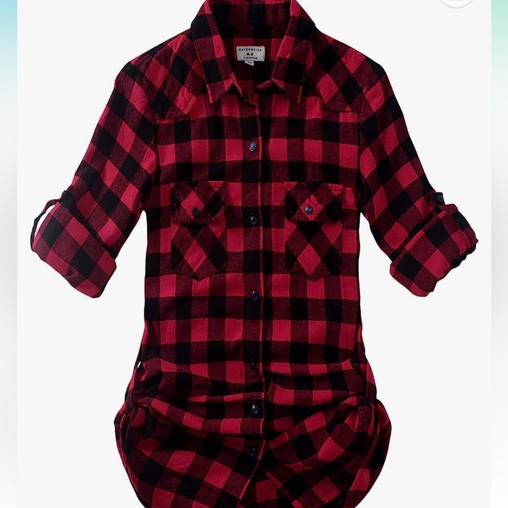 Long Sleeve Flannel Button Down